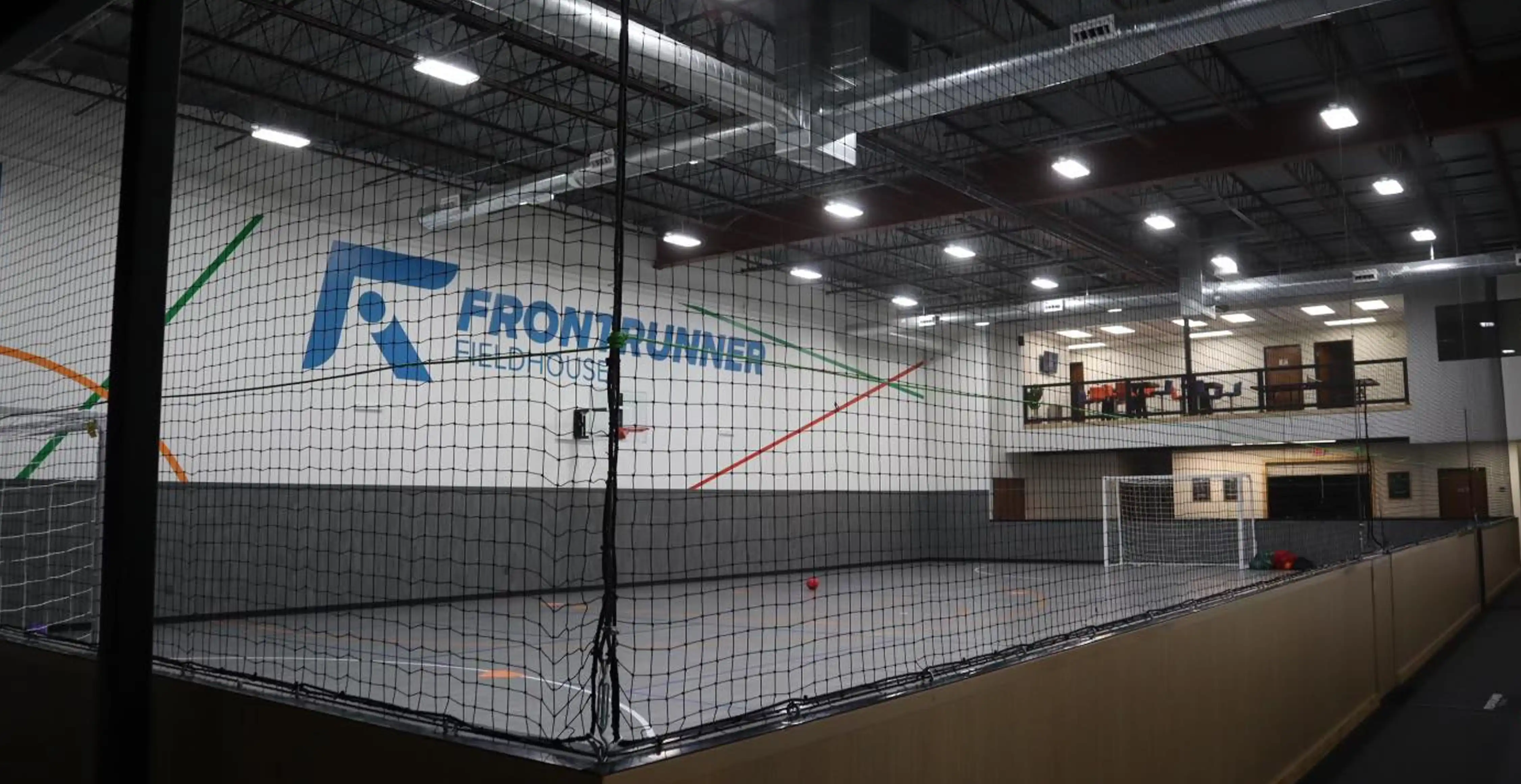 Frontrunner Fieldhouse signage and environment